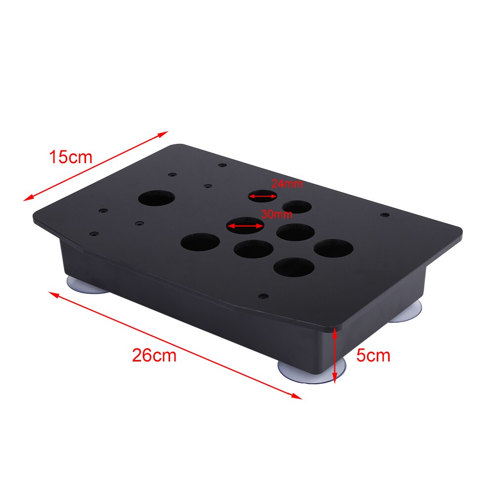 Switch Accessories Panel and Case DIY Set Kits Replacement for Sturdy Construction Replacement Handle Arcade Game Kit Panel