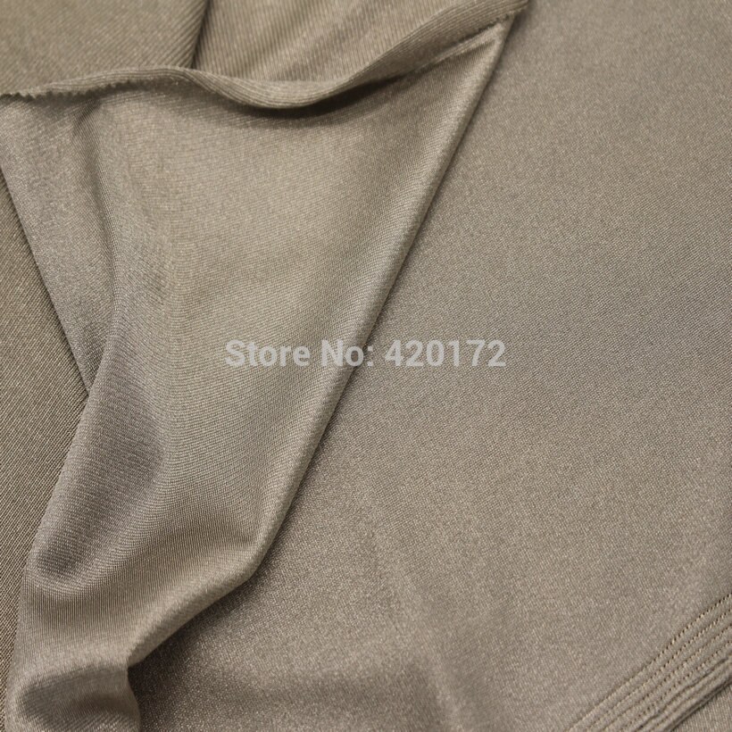 100%  silverfiber töjbart tyg strålskyddsmaterial silver ledande tyg ksilver 1#  med bra