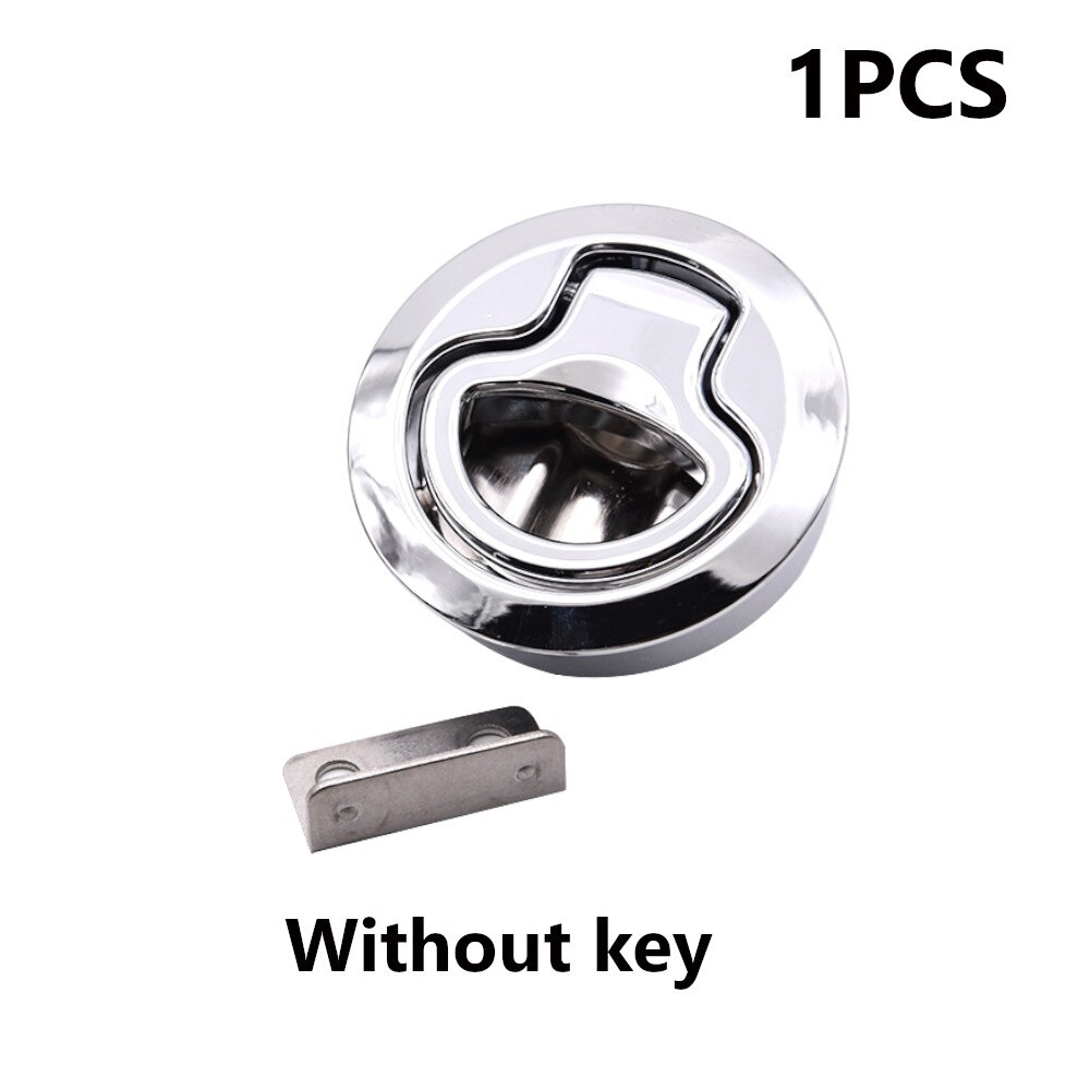 Stainless Steel Flush Boat Marine Latch Flush Pull Latches Slam Lift Handle Deck Hatches For Yacht Marine Hardware Without Key