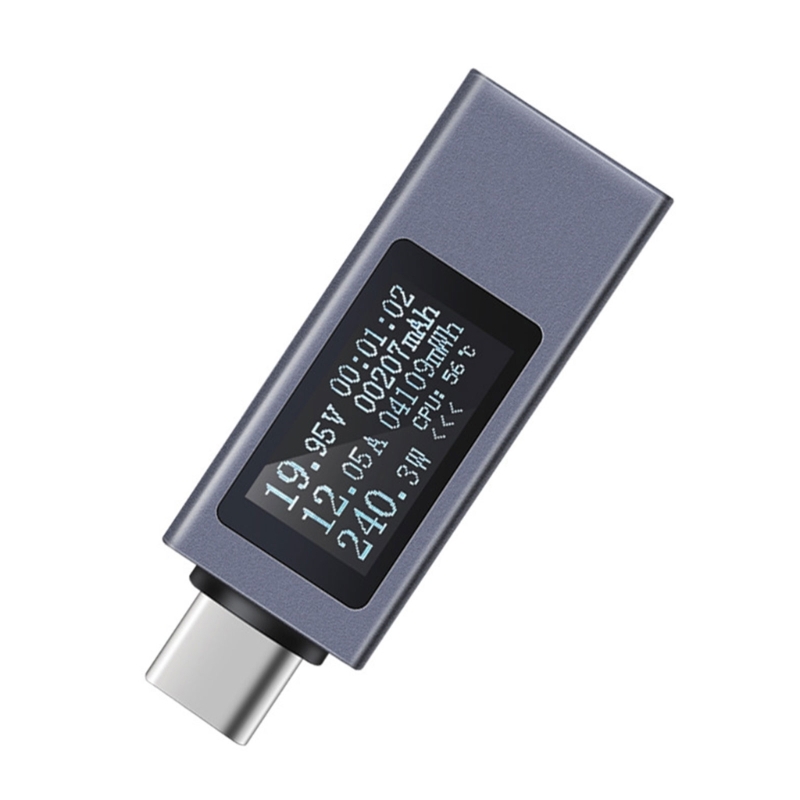 Kowsi usb telefonopladningsdetektor usb tester spændingsstrømstester usb checker usb c meter voltmeter amperemeter