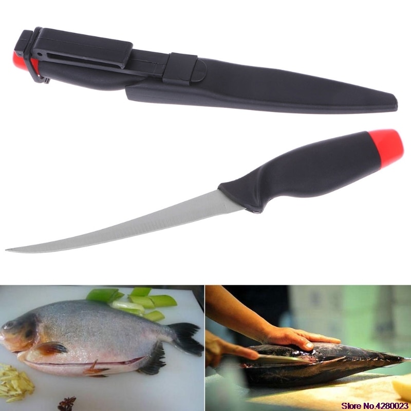 Novedad de , cuchillo de pesca de acero inoxidable, herramienta multifunción para aparejos portátiles afilados flotantes