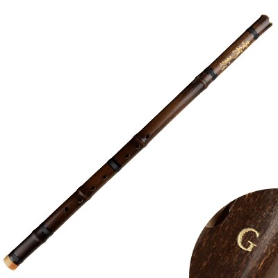 G/F Key Chinese Bamboo Flute Xiao Woodwind Vertical Traditional Musical Instrument Flauta Handmade Instrumentos: Brown G key