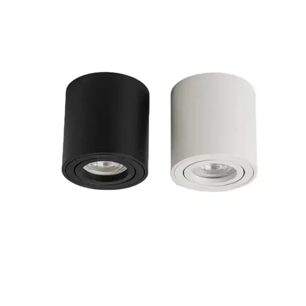 Gegoten Plafondspot Hoge Kleur Display Oppervlak Gemonteerd Anti Glare Downlight Beugel Behuizing Gu10 Cup Houder
