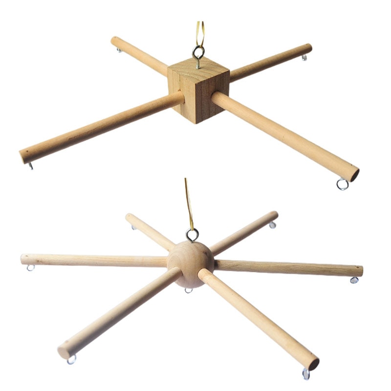 tre baby mobil henger baby krybbe mobil henger ramme mobil diy baby mobil holder i naturlig tre krybbe klokke  g99c