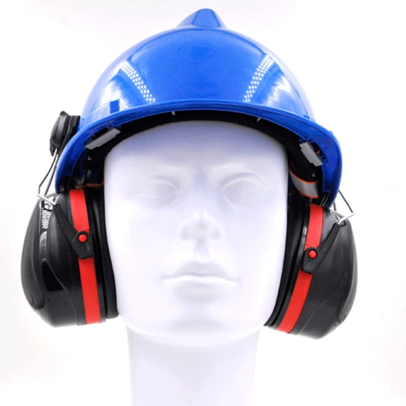 Anti-geluid oorkappen voor op de helm, gehoorbescherming voor gebruik in de helm, kap in de fabriek, veiligheid bij bouwwerkzaamheden, gehoorbescherming