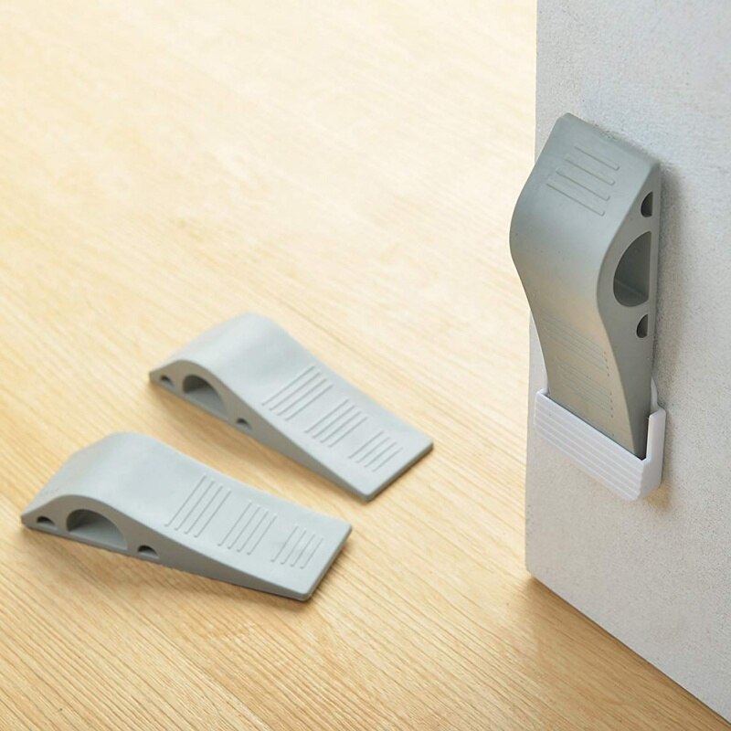 Arrêtoir de porte antidérapant en caoutchouc 3 pièces | Protection de sécurité pour bébé, Anti-Collision, arrêt de porte, accessoires de chambre pour enfants et maison