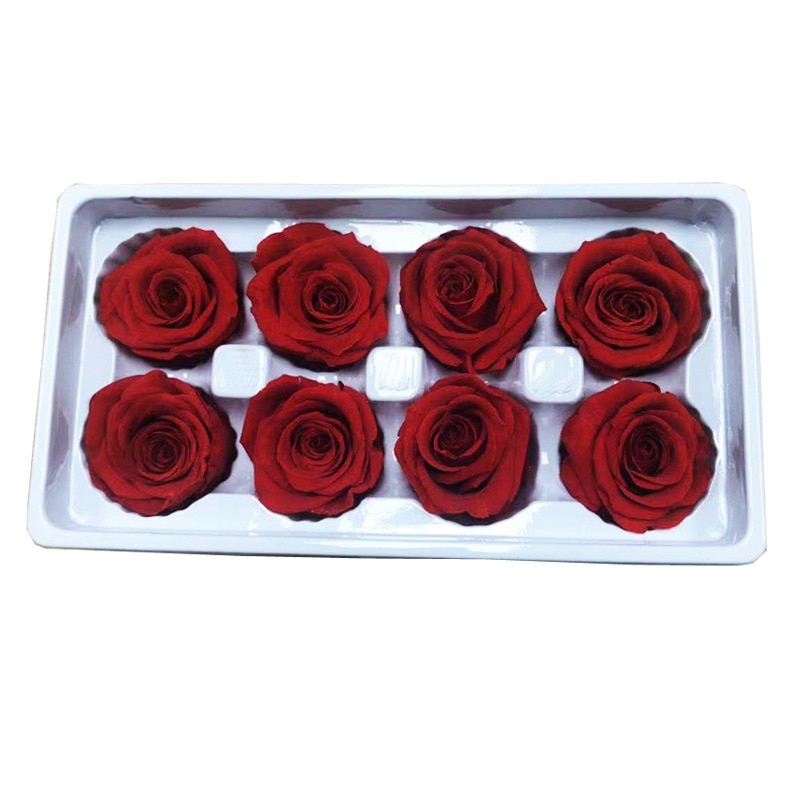 thumbnail image 2 of Fleurombre Preserved Fresh Rose Heads – 21 Count – 3-3.5cm – Dried Flowers In Gift Box 2 of 6