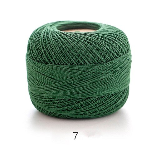 50g/Pc Cotton 0.8mm 20 Colors Lace Crochet Yarn By 1.5mm Crochet Hooks Hand-Knitted Baby Silk Thin Yarn For Knitting DIY Crafts: 7