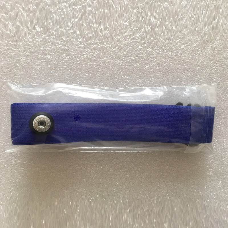 Adjustable Elastic Chest Mount Belt Strap Bands for Polar, Garmin, Wahoo Cardio Sport Running Heart Rate Monitor Belt, Blue