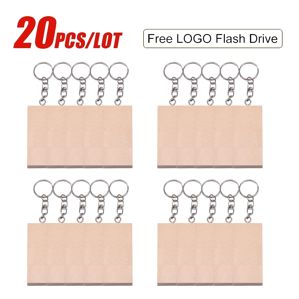 20 unids/lote, , unidad Flash USB 2,0 de madera, 128GB, 64GB, 32GB, 16GB, 8GB, memoria Stick, fotografía, de boda, logotipo personalizado gratis: Morado / 16 GB