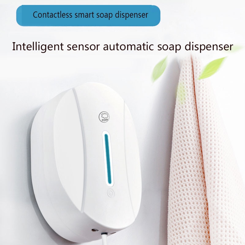 Wall-mounted Smart Sensor Soap Dispenser Non-contact Hand Sanitizer Liquid Gel Storage Soap Dispenser 550ml