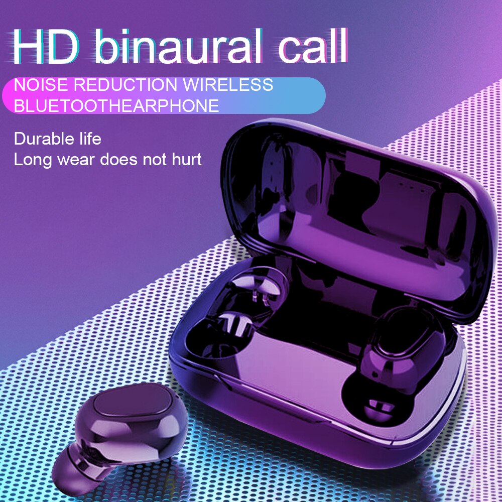 Auriculares inalámbricos con Bluetooth L21, dispositivo de audio HIFI, manos libres, estéreo, para videojuegos, para iphone y Samsung