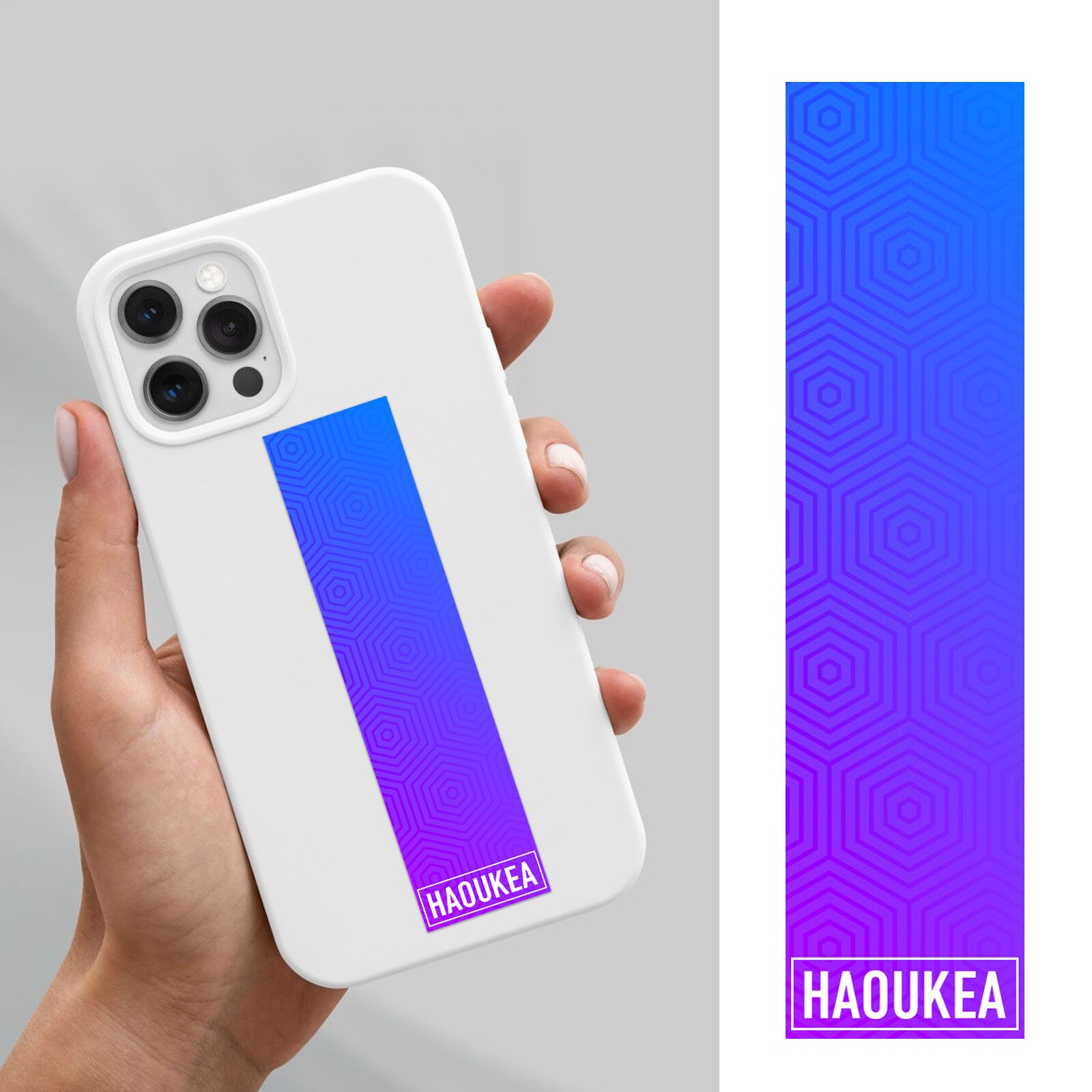 Anxiety Reducing Sticker DIY Phone Back Decals Pressure Relief Tool Decompression Color Sticker To Relieve Stress Anxiety: Purple