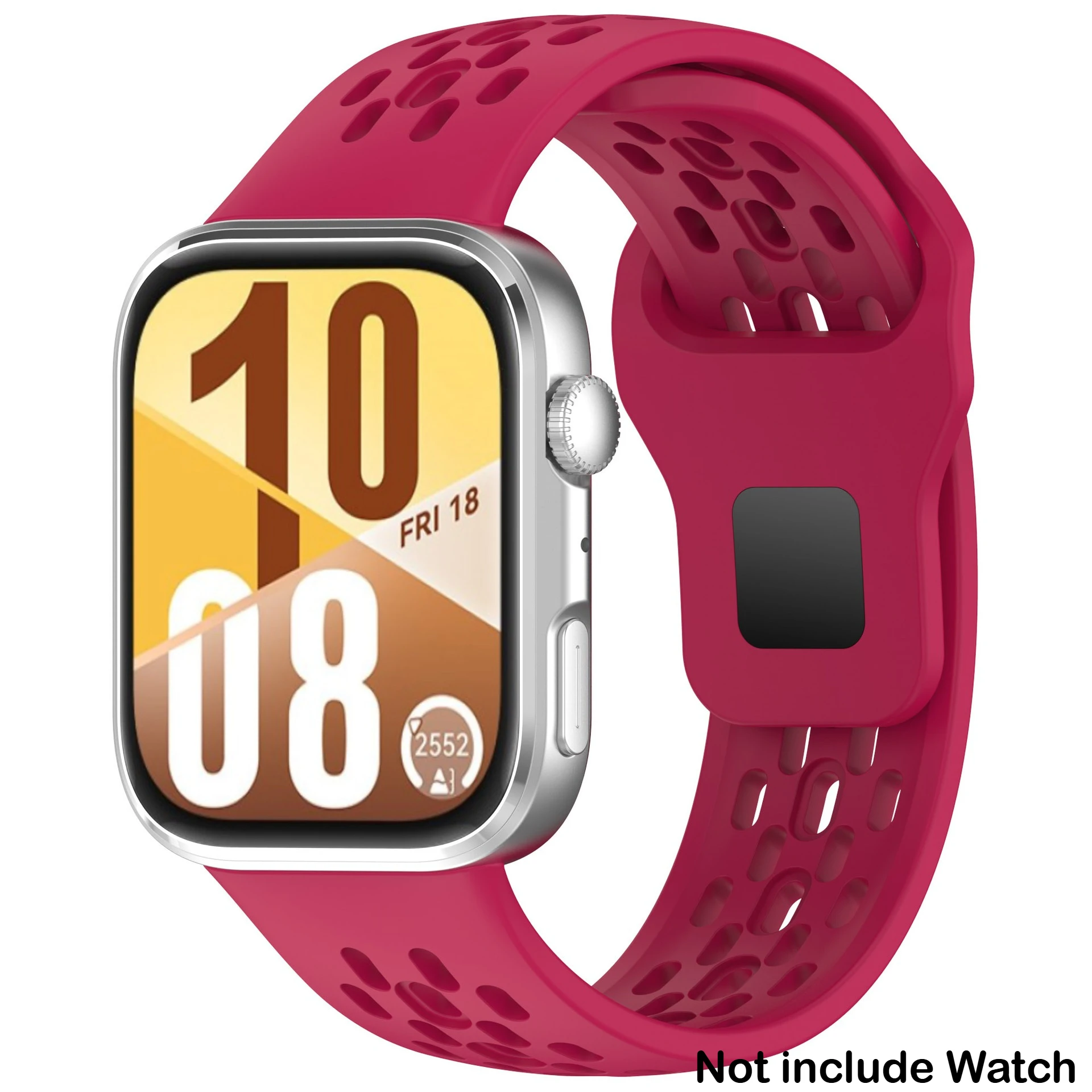 Pustende silikonrem til huawei watch fit 4 pro sport armbånd belte til huawei watch fit 4/ fit 3 båndtilbehør: Xxl / Mørkeblå svart