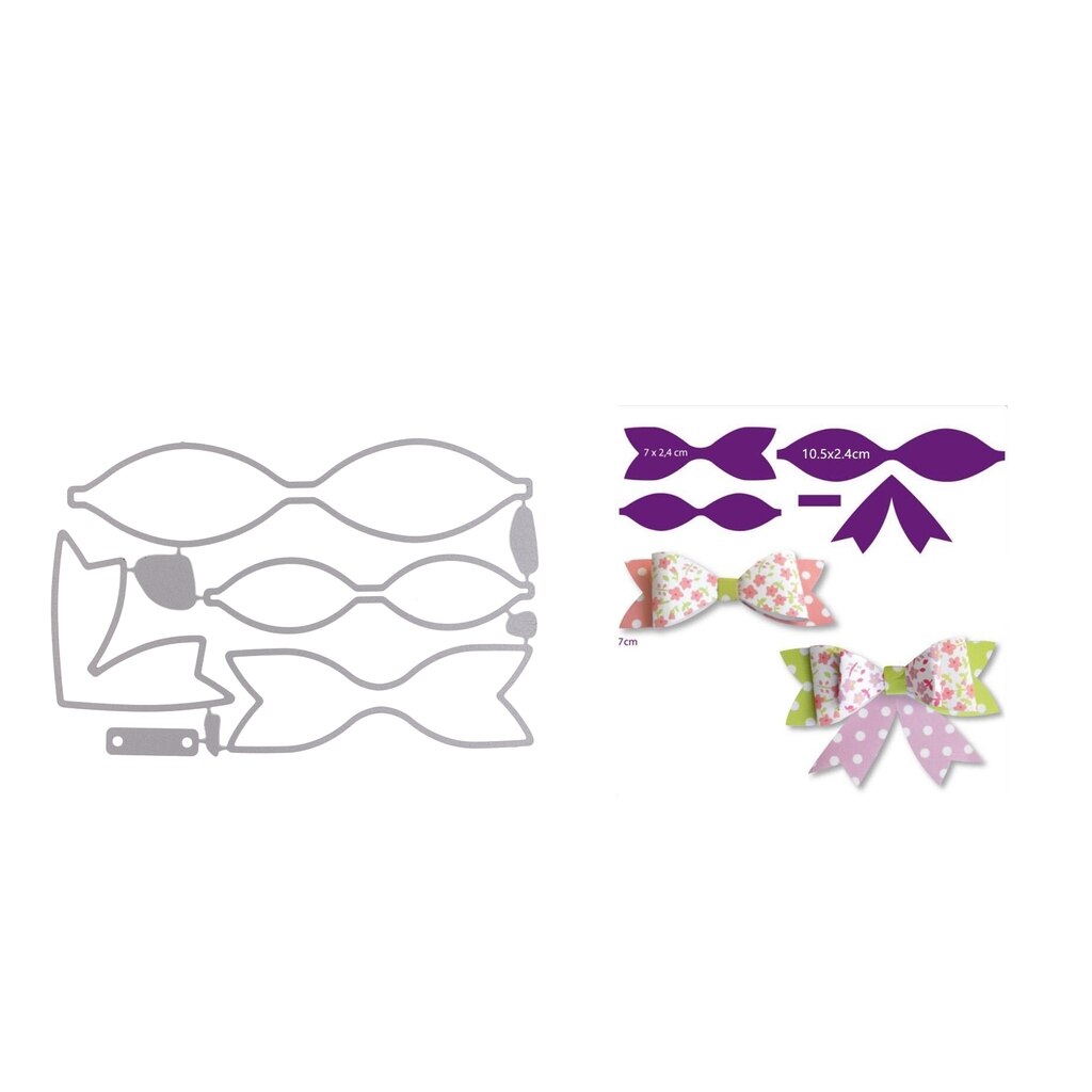 Bowknot Bow Metal Cutting Dies Stencils DIY Scrapbooking Die Cuts Embossing Paper Cards Craft Album Decor for Girls Kids