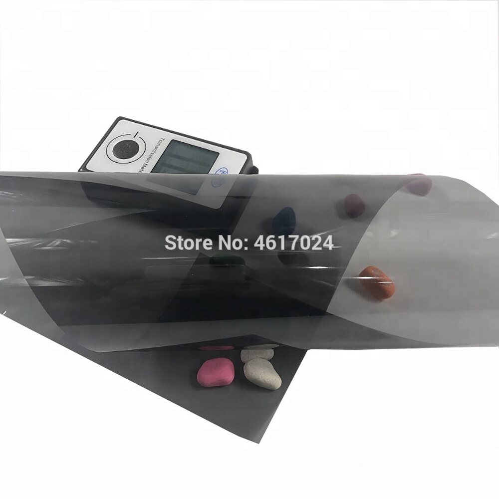 50cmX200cm High heat rejection solar control window tint film VLT35% Black dyed solar tint film