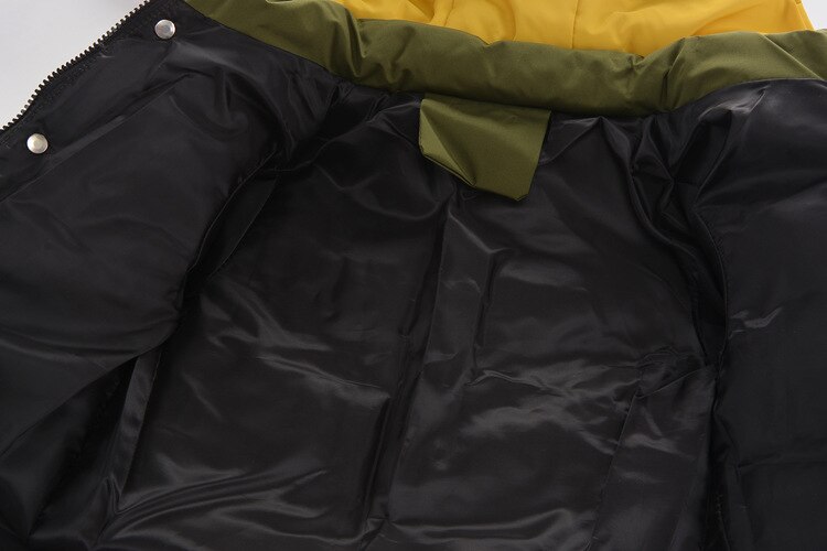 Baby Jongens Jassen Kinderen Winter Kinderen Sneeuw Overalls Met Hooded Cartoon Lange Stijl Down Snowsuits Voor 1-8 Y kids Mode