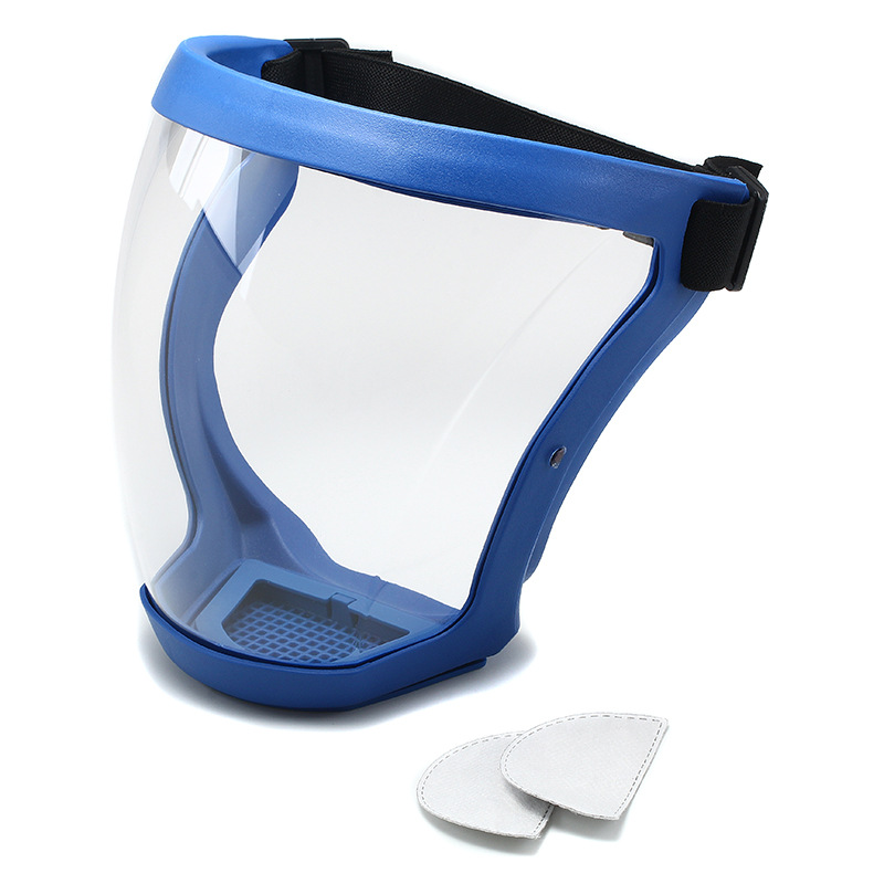 Beschermmasker Transparant Gezichtsbeschermer Gezicht Gezichtsmasker Beschermend Buitenveiligheidsmasker Hoofdbedekking Bescherming Spatwaterdicht: Rose Red