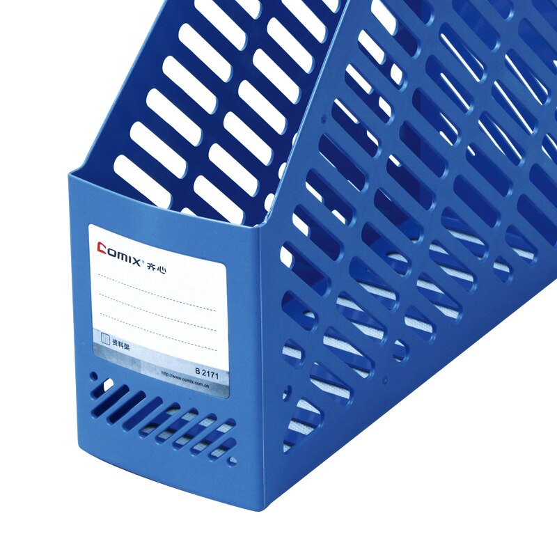Comix B2171 Economic File Holders, document holders 1 Lattice, Color:blue, Grey,color Random 1PCS/PACK