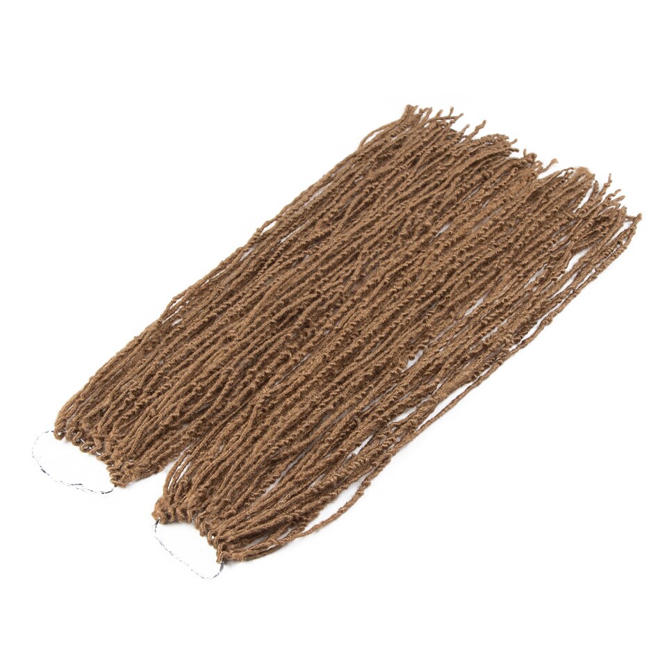 Nature Hair 18 inch Butterfly Locs Curly Hair Crochet Braids Afro Kinky Twist Ombre Blonde Faux Locs Synthetic Hair Extensions