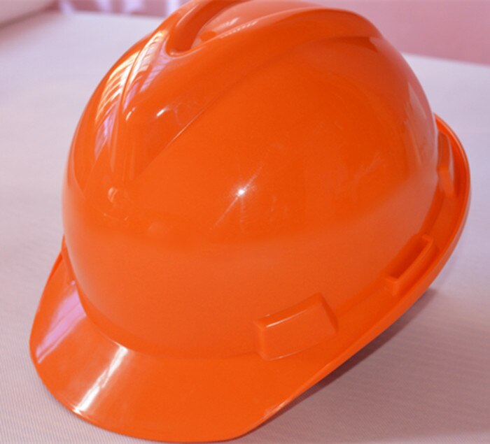 Gute casco de seguridad V stil Glasierten stahl baustelle sicherheit Helm arbeit Webseite schützen Helm: Orange