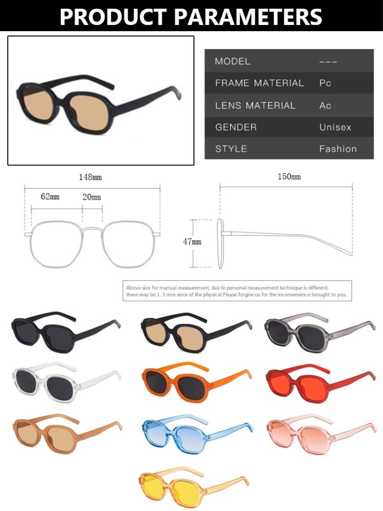 Gafas De Sol ovaladas cóncavas Vintage para mujer, gafas De Sol De Retro De a la para mujer, gafas De Sol redondas Vintage De Hip Hop De