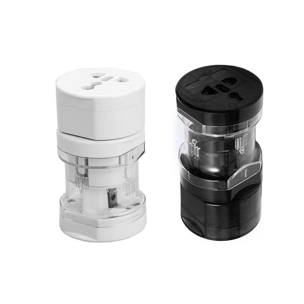 Universal Travel Adapter US/AU/UK/EU Plug Worldwide Charger Power Wall Conversion Socket Electric Converter White/Black
