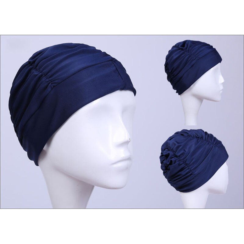 Vrouwen Mannen Badmuts Meisje Lang Haar Badmutsen Waterdicht Zachte Comfortabele Stretch Zwemmen Zwembad Seaside Water Sport Effen Kleur