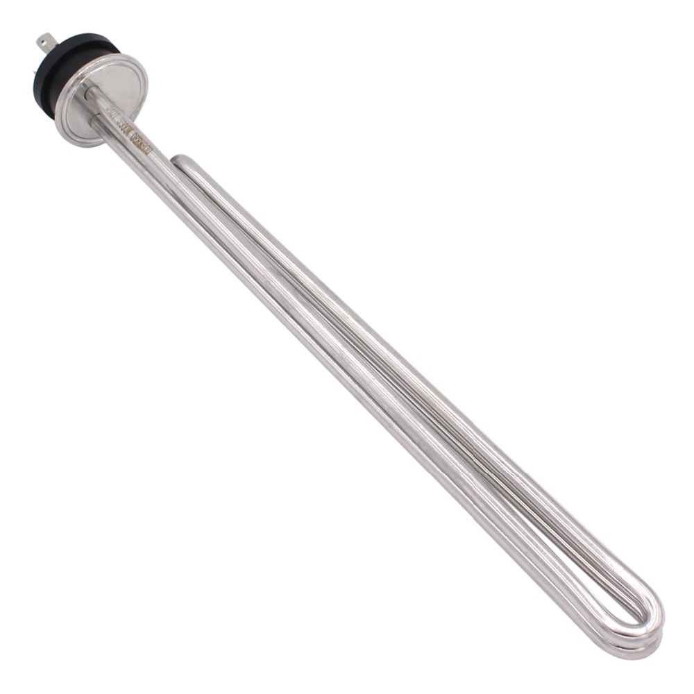 Water Heating Element 240V 5.5KW 1.5 Tri-Clamp Integrated Immersion Electric Heater Element With L6/30P Twist Lock Plug