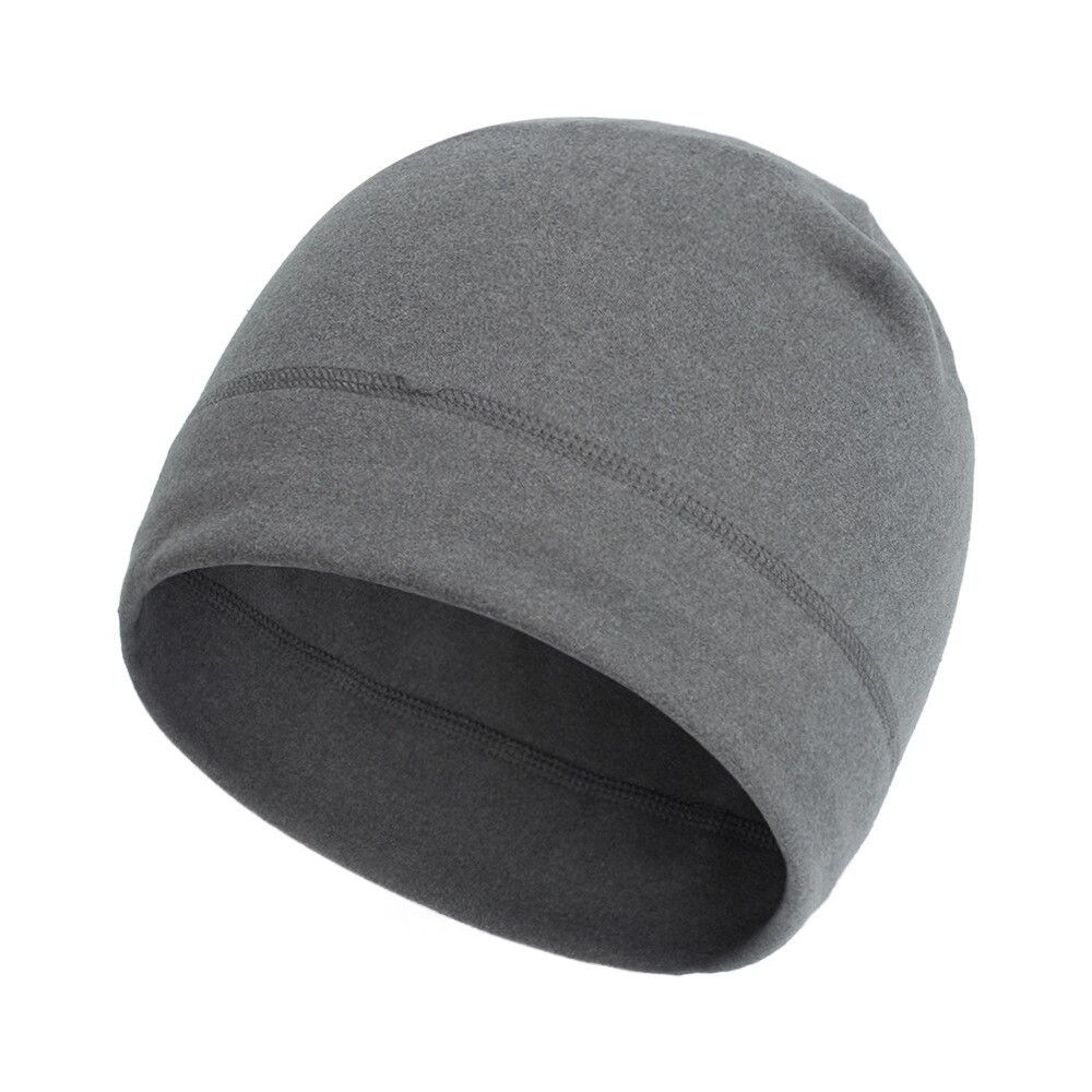 Casquette polaire pour homme et femme, chapeau pour Sports de plein air, Ski, cyclisme, coupe-vent, doux, hiver: GRAY