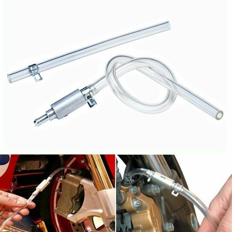 Brake Bleeder Clutch Bleeding Hose One Way Valve&Tube Motorcycle Auto Bleeding Tool Kit