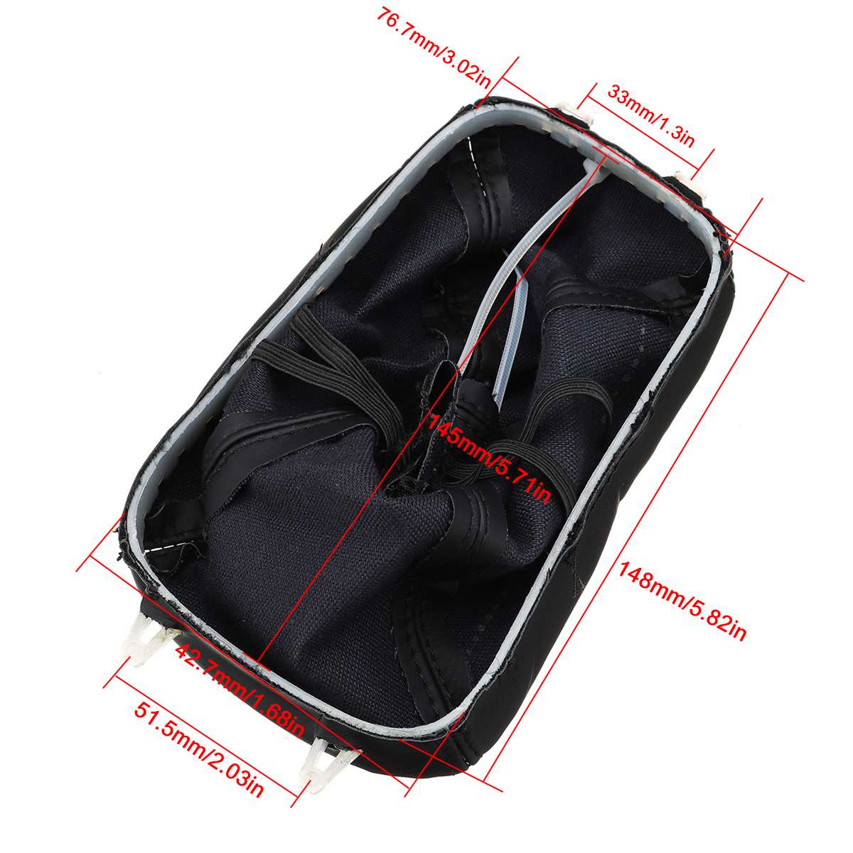 YDYBDA PU Lederen Auto Versnellingspook Kragen Stick Pookknop Cover