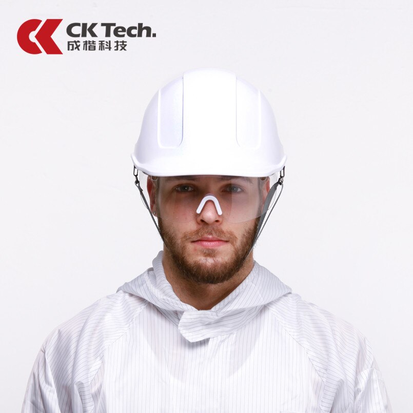 CK Tech. Safety Helmet With Protective PC Glasses ABS Construction ...