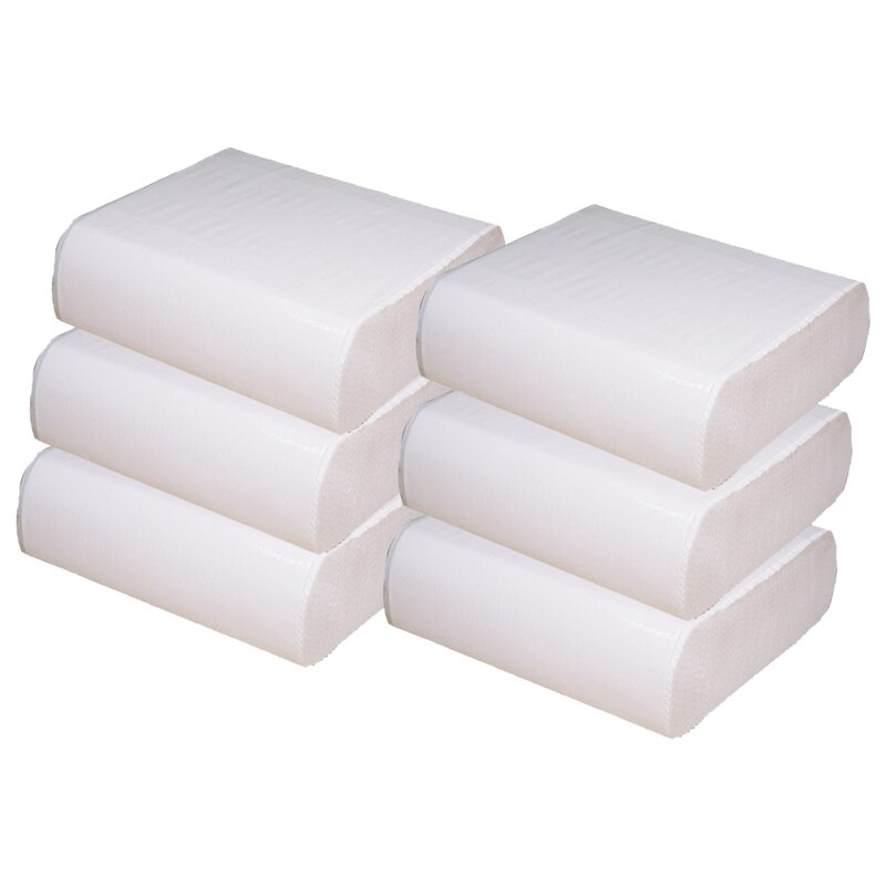 6- pack handdoeken feestpapier 150 vel/pack premium servetten feel badkamer gastenservet