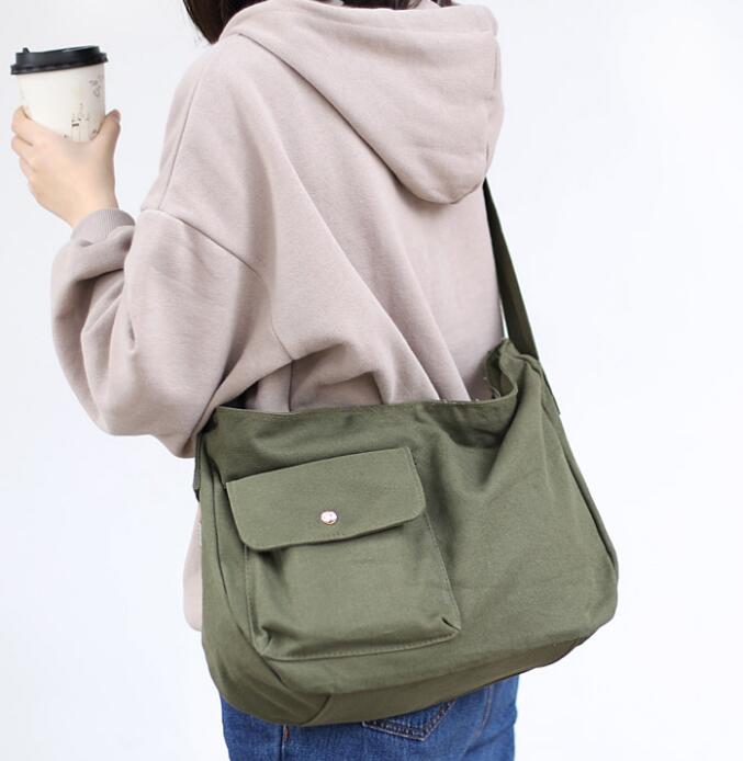 Japan and South Korea simple large-capacity shoulder bag