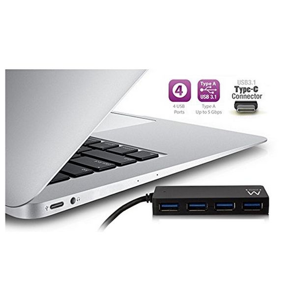 Usb Hub Ewent EW1135 4 X Usb 3.1 Plug En Play
