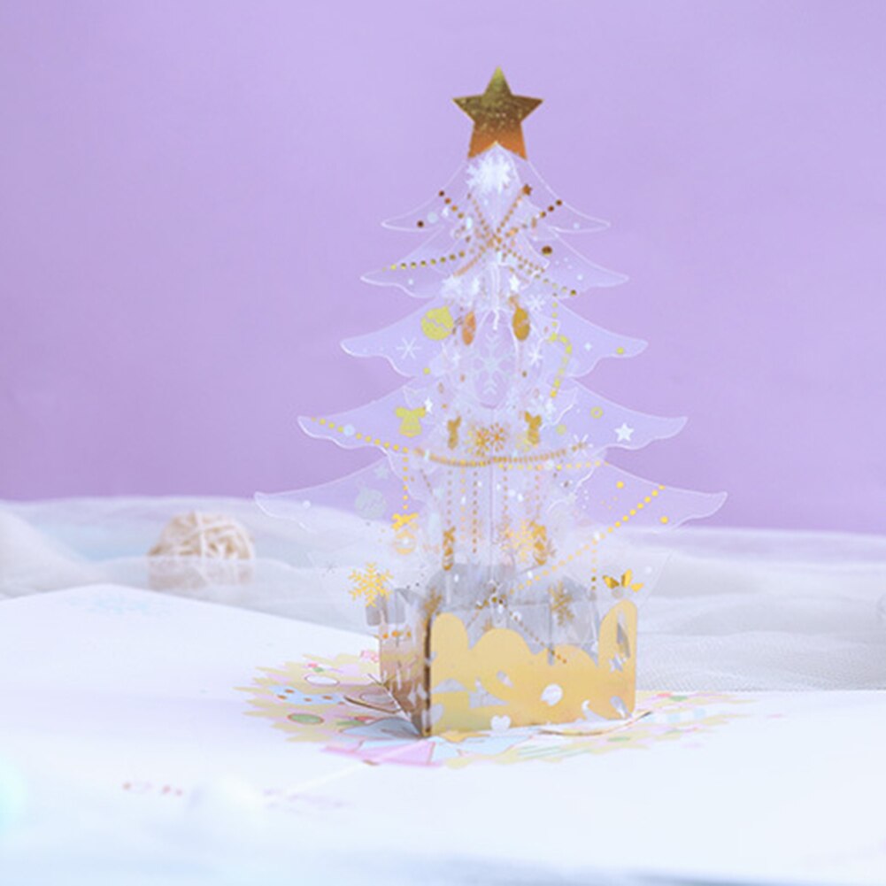 Christmas Tree 3D Pop-Up Greeting Card Merry Christmas Greeting Cards for Kids HUG-Deals