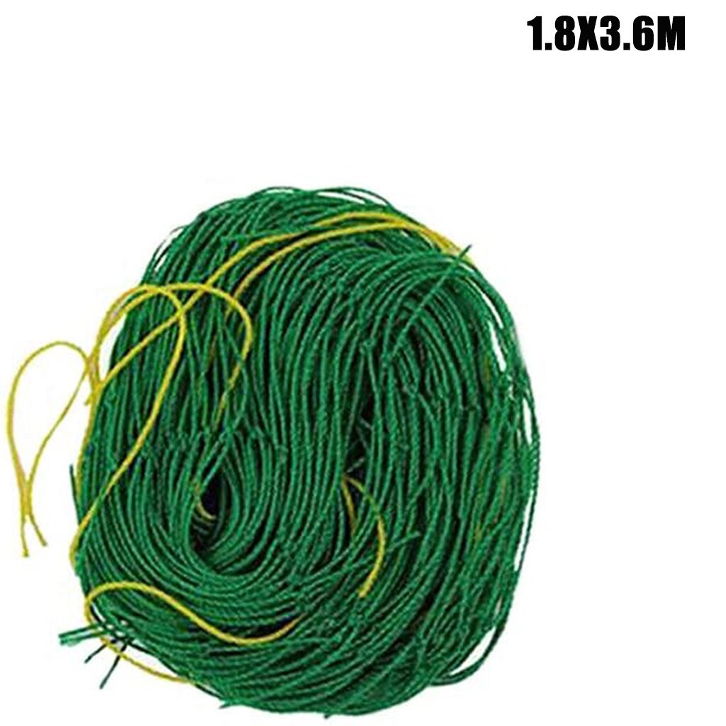 Tuin Komkommer Loofah Plaid Netting Fruit Groente Bloem Wijnstok Planten Klimmen Netto Groene Planten Komkommer Plaid Mesh Groeien Netto #4: 1.8mx3.6m