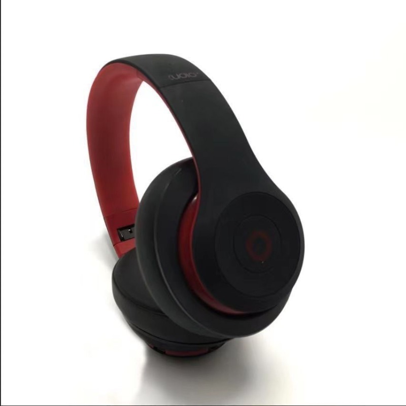 lichte luxe hoge schoonheid op het hoofd gemonteerde draadloze Bluetooth-oortelefoon Recorder 3-oortelefoon Stereo Surround Sound: Claret