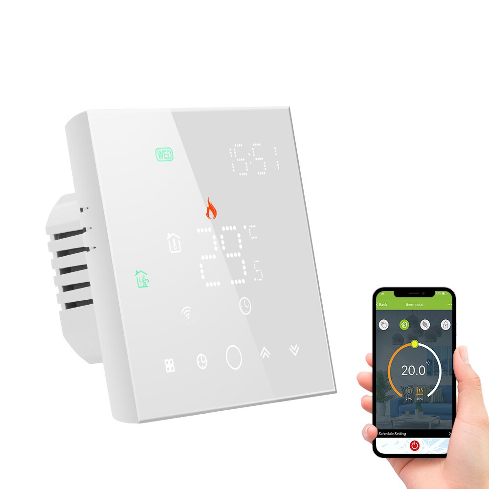 WiFi Thermostat Programmable Thermostat Voice APP Control Water Heating Temperature Controller For Echo Google Home Tmall Genie