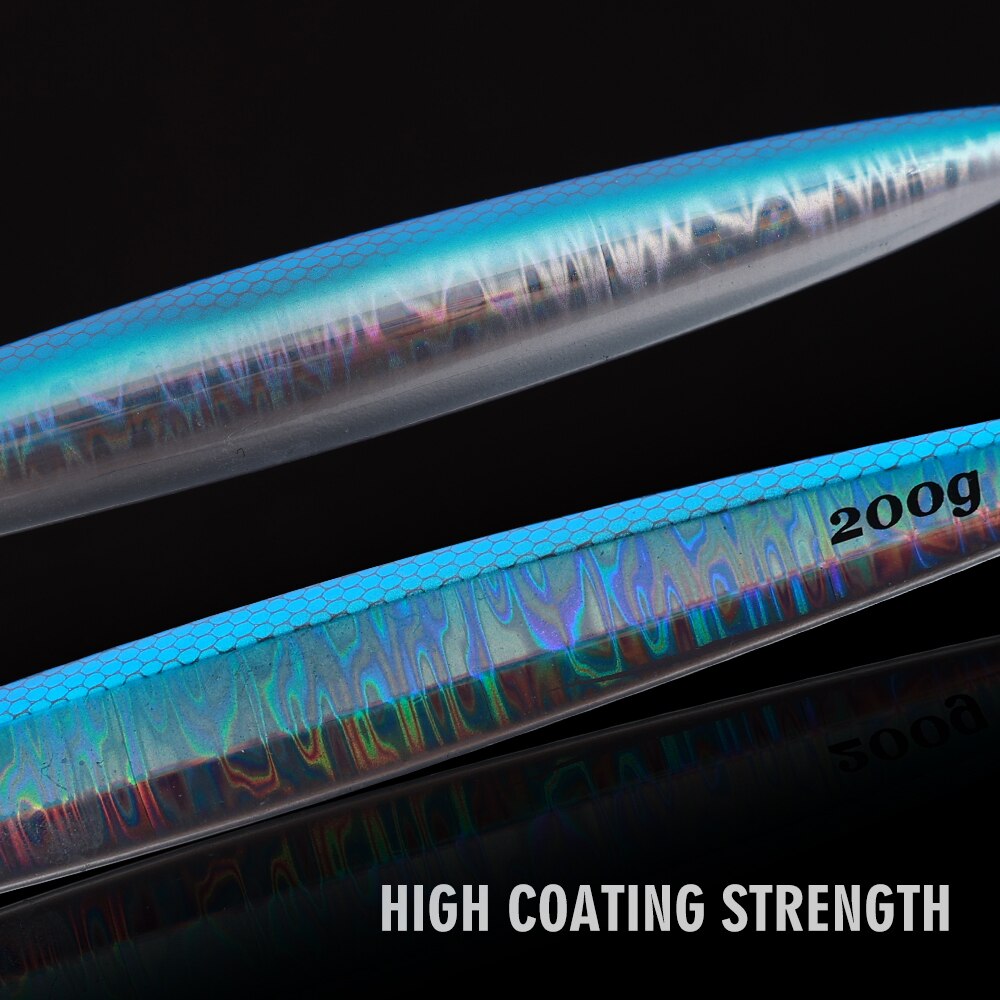 JIGGINGPRO 100g 130g 160g 200g Metal Jig Jigging Lure Isca Artificial Sea Fishing Jigs Tuna Kingfish Amberjack