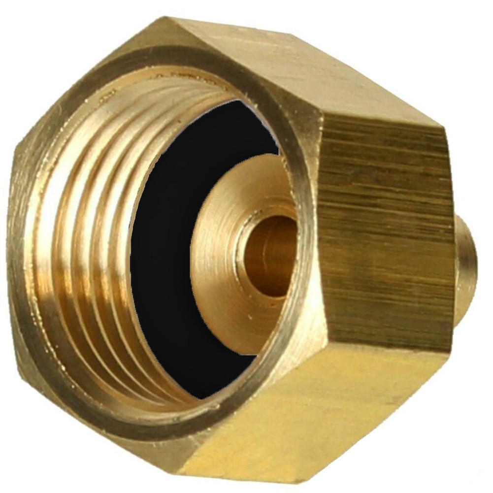 Valve Refrigerant adapter R134a Bottle Conditioner Connection Reduction