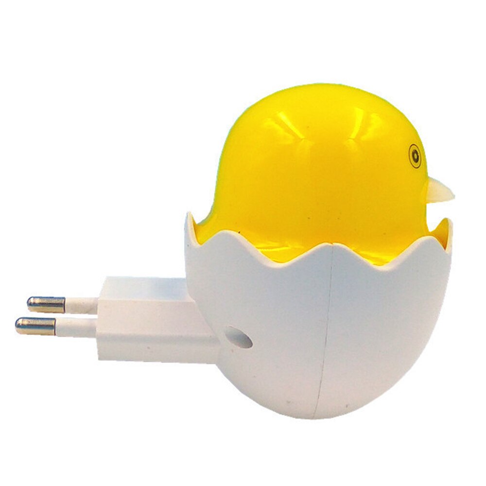 Happy Bird LED Night Light with Light Sensor Control Cute Baby Night Light Crib Side Chicken and Egg Decoration: Eu
