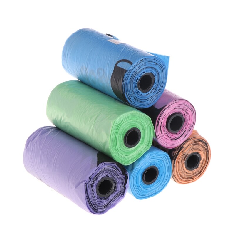 Pet Waste Bag Biodegradable Cats Dog Poop Clean Pick Up Outdoor Rubbish Printing