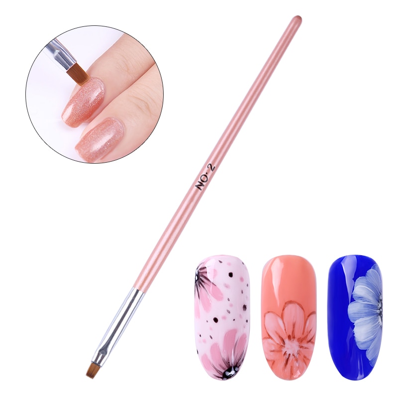 Ensemble de pinceaux à ongles pour Gel UV et acrylique, 7/15 pièces, brosse à ongles pour doublure, dessin, peinture, stylo, , outil d'art des ongles: 28