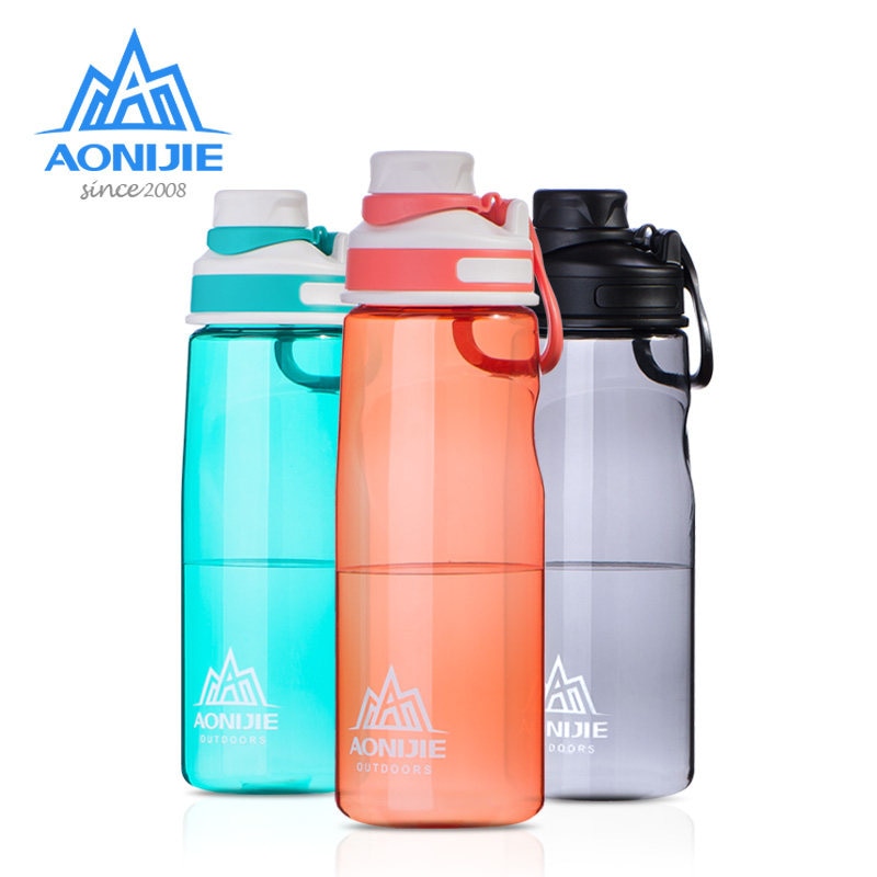 Aonije Sport Water Fles SD32 Lekvrij Draagbare Cup Waterkoker Bpa Gratis Voor Fietsen Hardlopen Fitness Gym 500Ml 700Ml