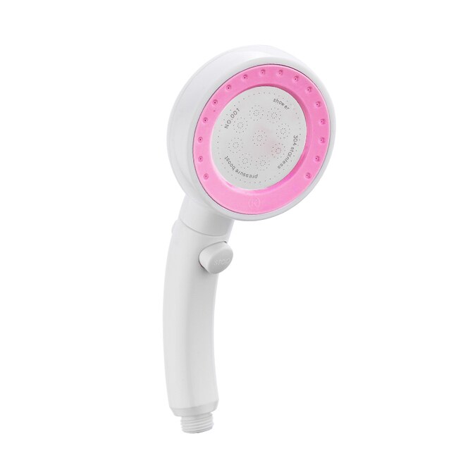 Frap Douchekop Water Saving 300% Druk Boost Krachtige 300 Gaten ABS Verchroomde Hand Held Badkamer Douchekop Y044-1