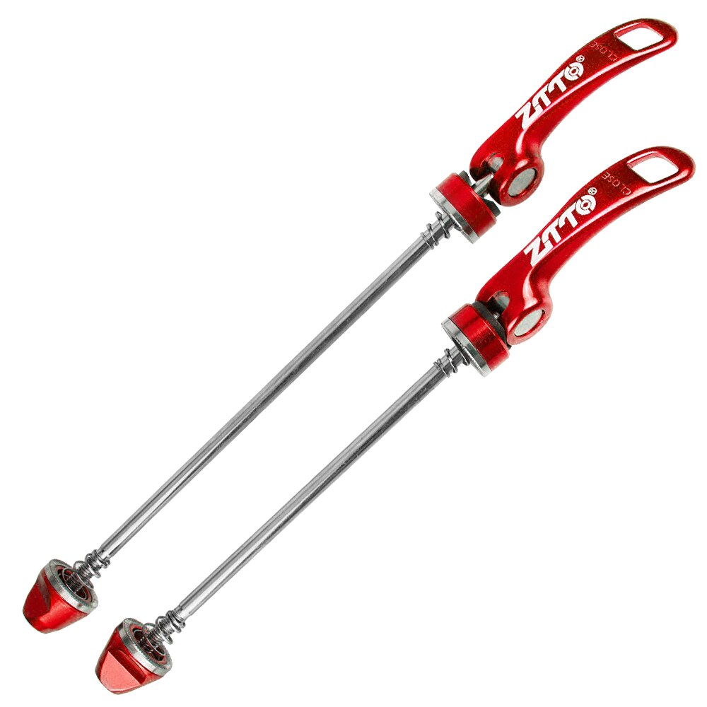 Pinchos de cubo de la rueda de la bicicleta, pinchos de liberación rápida QR delanteros y traseros para bicicleta de montaña o carretera, eje de palanca de 145/185mm, 48 g/par pincho de eje Ti