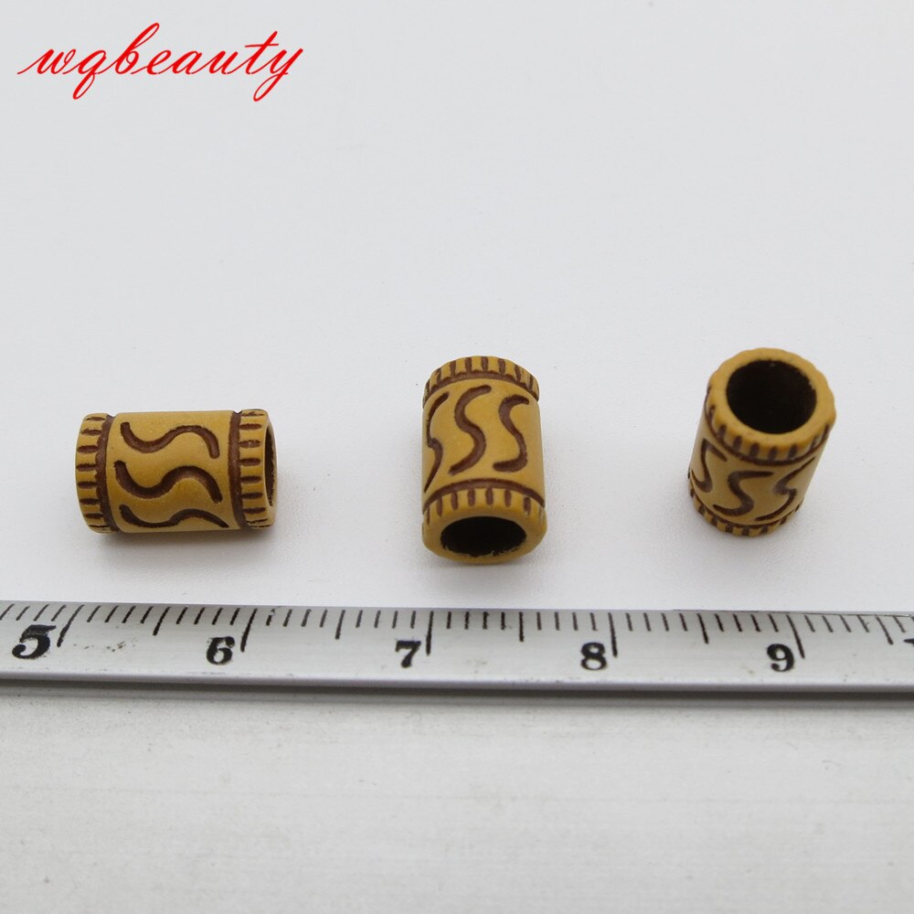 50 stk -150 stk små akryl tre heklede fletter hår Grue seg dreadlock perler rør mikro ringetone til låve kvinner tilbehør