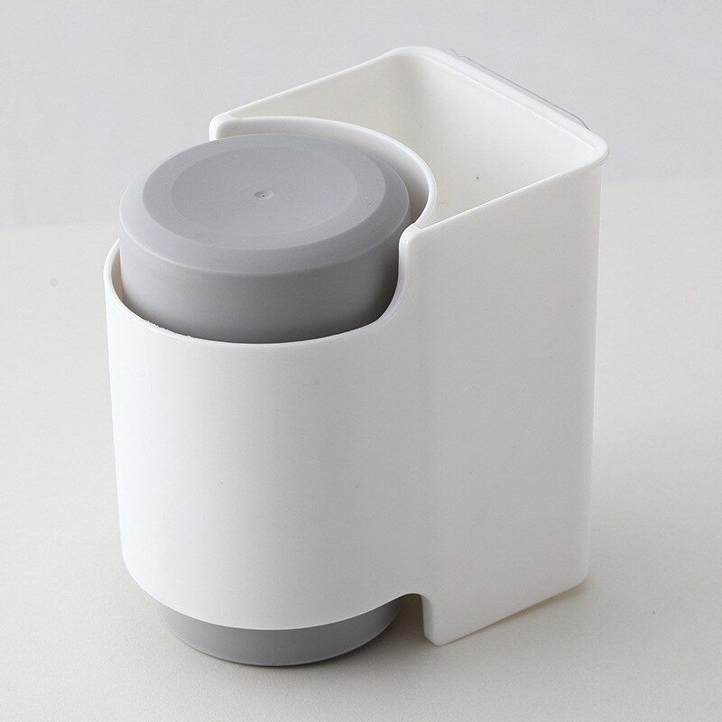 Vaso De Baño Negro Multifunción – Para Cepillos, Enjuague Bucal, Pinceles De Maquillaje. ¡Práctico Y Fácil De Limpiar!